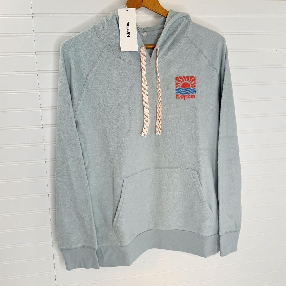NEW Rhythm Dawn Hoodie Sky Blue Women's Large